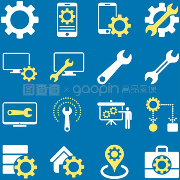 選項和服務(wù)工具圖標集 | 商務(wù)信息咨詢
